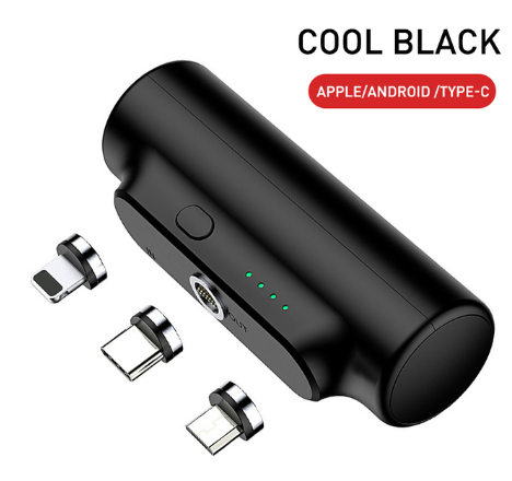 Magnetic Power Bank 3000 MAh Is Suitable For  Mobile Power Mini Portable 18650 Charging