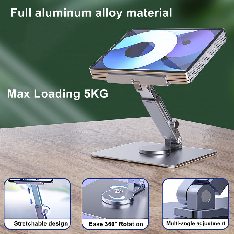 Tablet Computer Lifting And Retracting Portable Aluminum Alloy Bracket