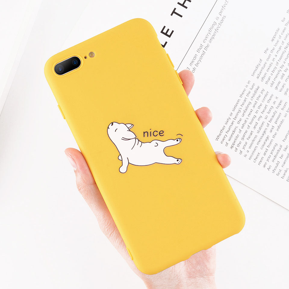 Compatible With Apple, Funny Cartoon Giraffe Phone Case For 7 8 Plus TPU Silicone Back Cover For X XR XS Max 6 6S Plus Soft Cases