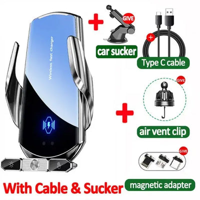 Car Wireless Charger Magnetic Fast Charging Station