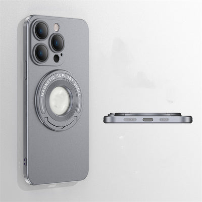 Rod Magnetic Suction Phone Case Frosted