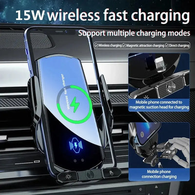 Car Wireless Charger Magnetic Fast Charging Station