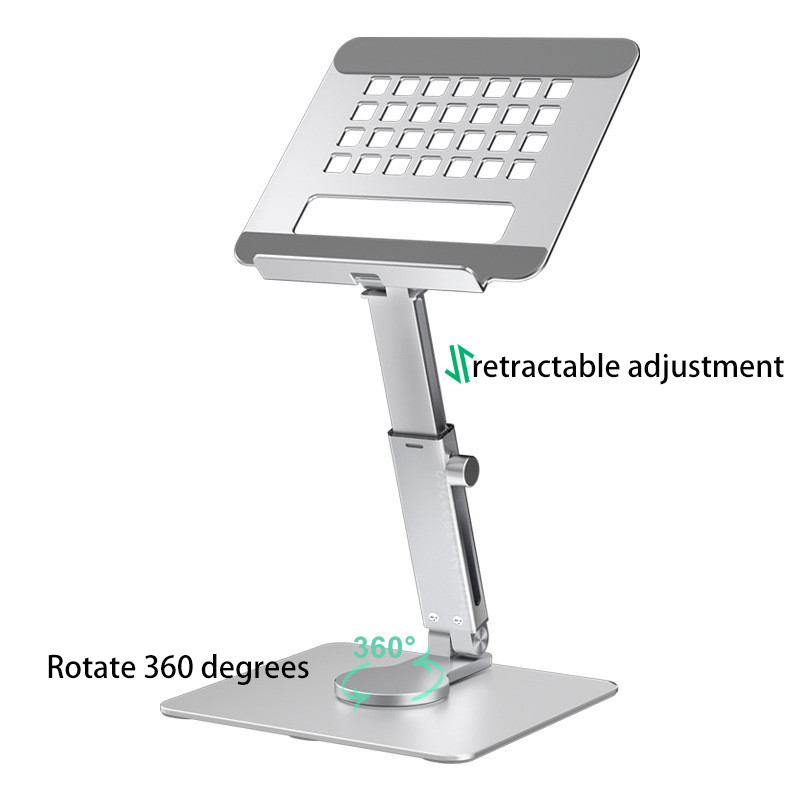 Tablet Computer Lifting And Retracting Portable Aluminum Alloy Bracket