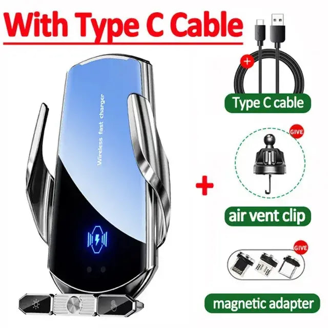 Car Wireless Charger Magnetic Fast Charging Station