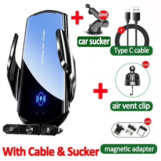 Car Wireless Charger Magnetic Fast Charging Station